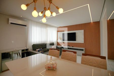 Sala de apartamento para alugar com 3 quartos, 82m² em Sagrada Família, Belo Horizonte