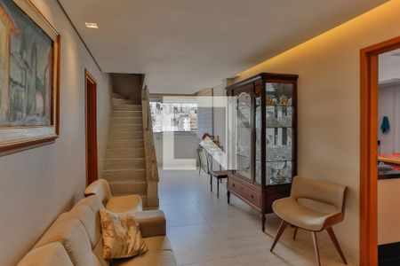 Sala de apartamento à venda com 3 quartos, 204m² em Nova Granada, Belo Horizonte