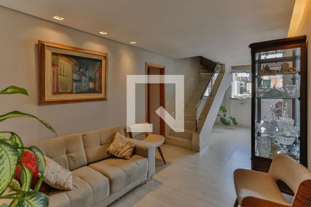 Sala de apartamento à venda com 3 quartos, 173m² em Nova Granada, Belo Horizonte