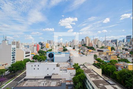 Vista da Varanda da Sala de apartamento à venda com 1 quarto, 36m² em Bela Vista, São Paulo