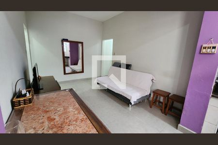 Sala de apartamento para alugar com 1 quarto, 43m² em Aparecida, Santos