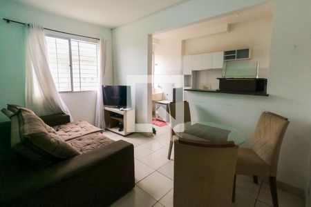 Sala de apartamento para alugar com 2 quartos, 60m² em Angola, Betim