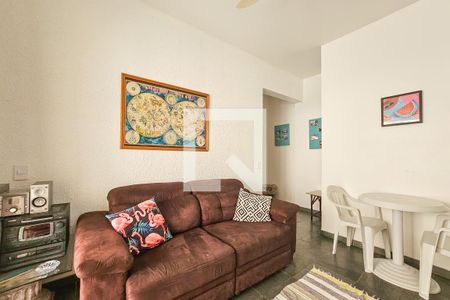 Sala de apartamento para alugar com 1 quarto, 42m² em Enseada, Guarujá