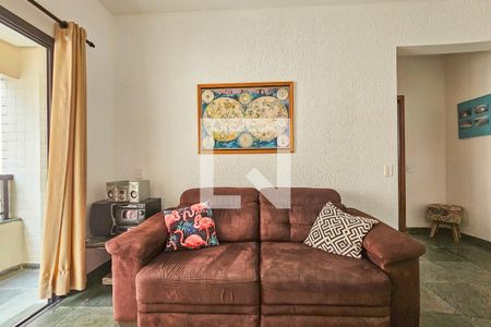 Sala de apartamento para alugar com 1 quarto, 42m² em Enseada, Guarujá