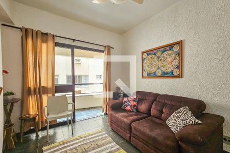 Sala de apartamento para alugar com 1 quarto, 42m² em Enseada, Guarujá