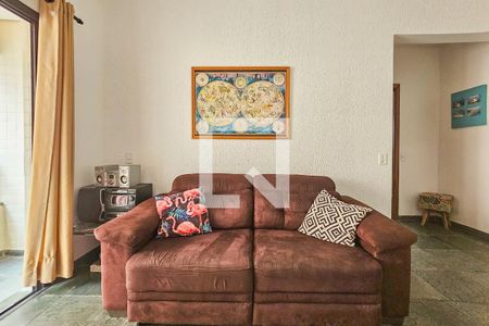 Sala de apartamento para alugar com 1 quarto, 42m² em Enseada, Guarujá