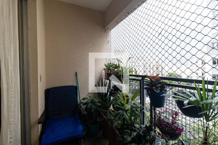 Varanda da Sala de apartamento à venda com 3 quartos, 69m² em Jardim Santa Emília, São Paulo