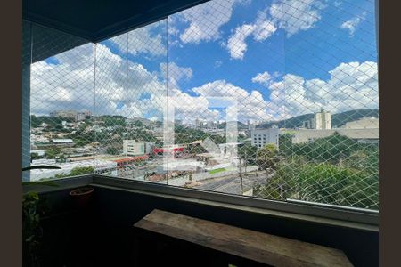 Varanda de apartamento à venda com 3 quartos, 80m² em Estoril, Belo Horizonte