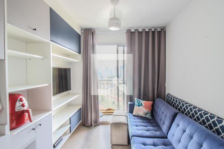 Sala de apartamento para alugar com 1 quarto, 27m² em Barra Funda, São Paulo