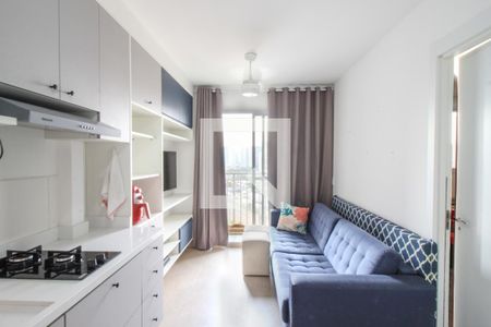 Sala de apartamento para alugar com 1 quarto, 27m² em Barra Funda, São Paulo