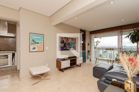 Sala de apartamento à venda com 2 quartos, 96m² em Cidade Monções, São Paulo
