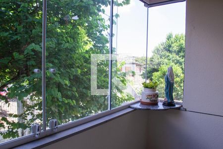 Varanda da sala de apartamento à venda com 2 quartos, 60m² em Glória, Porto Alegre