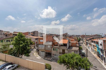 Vista da varanda da sala  de casa de condomínio à venda com 3 quartos, 63m² em Piraporinha, Diadema