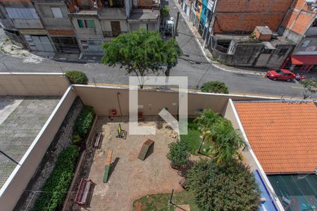 Vista da varanda da sala  de casa de condomínio à venda com 3 quartos, 63m² em Piraporinha, Diadema