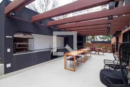 Studio para alugar com 31m², 1 quarto e sem vaga Studio para alugar com 31m², 1 quarto e sem vagaÁrea comum - Churrasqueira