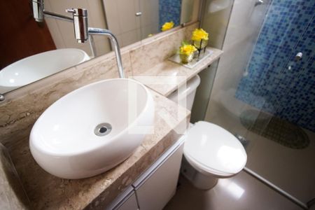 Banheiro de apartamento para alugar com 2 quartos, 50m² em Frei Leopoldo, Belo Horizonte