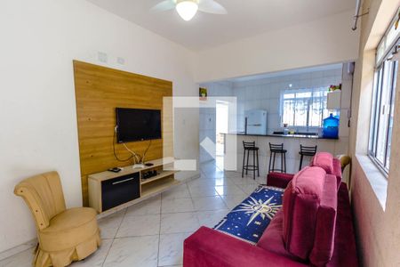 Sala de casa para alugar com 2 quartos, 250m² em Guilhermina, Praia Grande