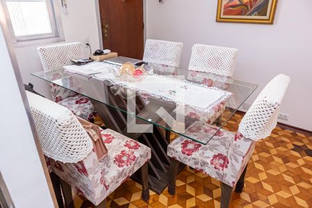 mesa da sala de apartamento à venda com 2 quartos, 55m² em Conjunto Habitacional Padre Manoel da Nóbrega, São Paulo
