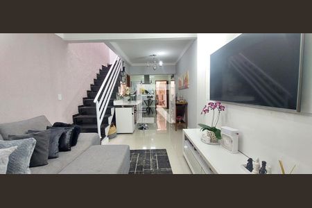 Sala de casa à venda com 2 quartos, 107m² em Parque Bandeirante, Santo André