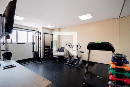 Apartamento para alugar com 33m², 1 quarto e 1 vaga Apartamento para alugar com 33m², 1 quarto e 1 vagaÁrea comum - Academia