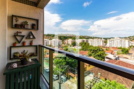 Varanda da Sala de apartamento à venda com 2 quartos, 59m² em Badu, Niterói