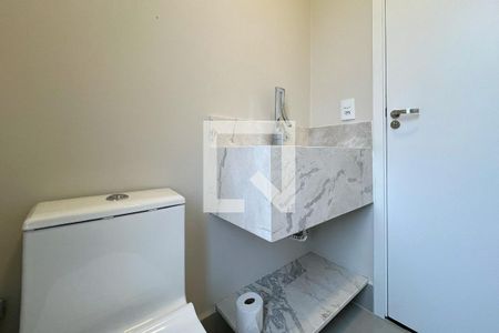 Lavabo de casa de condomínio para alugar com 3 quartos, 266m² em Terras de Santa Teresa, Vinhedo
