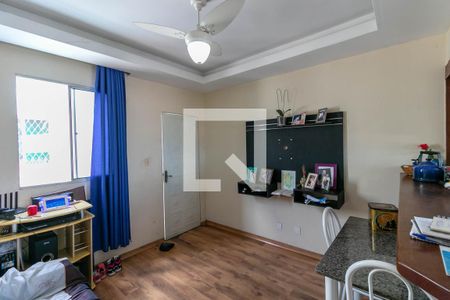 Sala de apartamento à venda com 2 quartos, 45m² em Camagos, Belo Horizonte