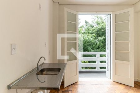 Cozinha de kitnet/studio para alugar com 1 quarto, 24m² em Santa Cecilia, São Paulo