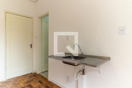 Cozinha de kitnet/studio para alugar com 1 quarto, 24m² em Santa Cecilia, São Paulo