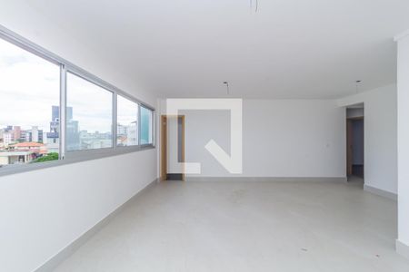 Sala  de apartamento à venda com 4 quartos, 126m² em Liberdade, Belo Horizonte
