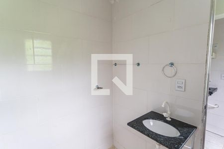 Banheiro Social de kitnet/studio para alugar com 1 quarto, 16m² em Esplanada, Belo Horizonte