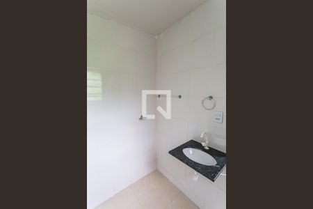Banheiro Social de kitnet/studio para alugar com 1 quarto, 16m² em Esplanada, Belo Horizonte