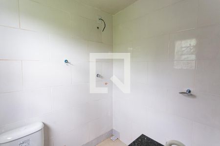 Banheiro Social de kitnet/studio para alugar com 1 quarto, 16m² em Esplanada, Belo Horizonte