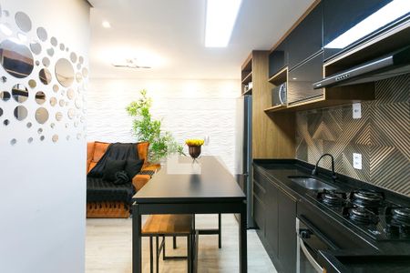 Apartamento à venda com 44m², 2 quartos e 1 vagacozinha americana