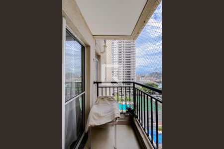 Varanda da Sala de apartamento à venda com 1 quarto, 45m² em Brás, São Paulo
