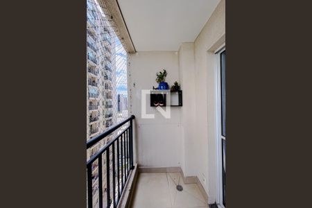 Varanda da Sala de apartamento para alugar com 1 quarto, 45m² em Brás, São Paulo