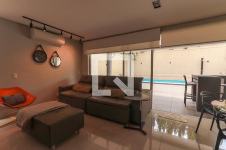 Sala  de casa de condomínio para alugar com 3 quartos, 164m² em Condomínio Reserva Domaine Eco Residence, Ribeirão Preto