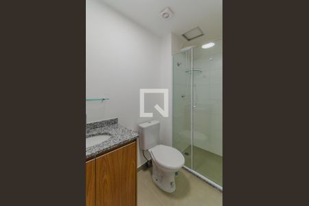 Studio para alugar com 30m², 1 quarto e sem vaga Studio para alugar com 30m², 1 quarto e sem vagaBanheiro