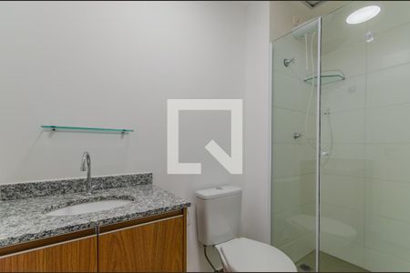 Studio para alugar com 30m², 1 quarto e sem vaga Studio para alugar com 30m², 1 quarto e sem vagaBanheiro