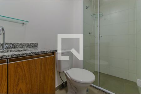 Studio para alugar com 30m², 1 quarto e sem vaga Studio para alugar com 30m², 1 quarto e sem vagaBanheiro