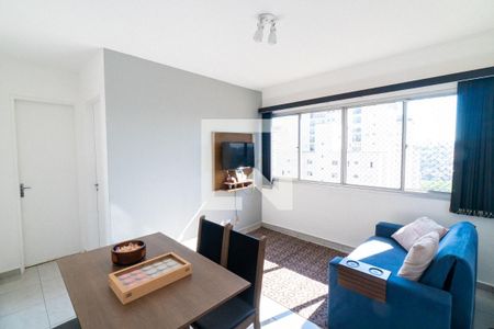 Sala de apartamento à venda com 1 quarto, 46m² em Vila Paulista, São Paulo