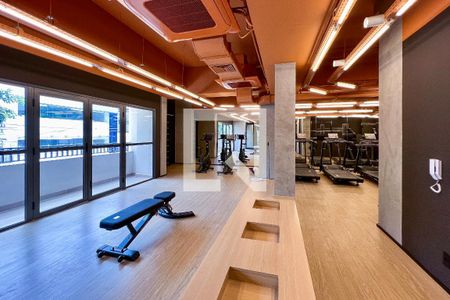 Apartamento à venda com 32m², 1 quarto e sem vaga Apartamento à venda com 32m², 1 quarto e sem vagaÁrea comum - Academia