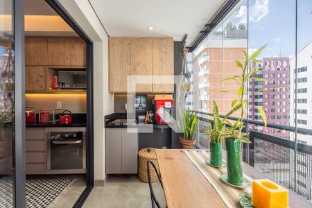 Varanda de apartamento para alugar com 1 quarto, 37m² em Pinheiros, São Paulo