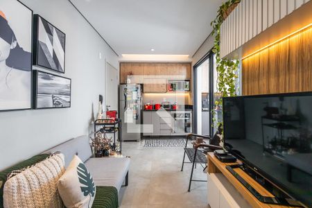 Sala de apartamento para alugar com 1 quarto, 37m² em Pinheiros, São Paulo