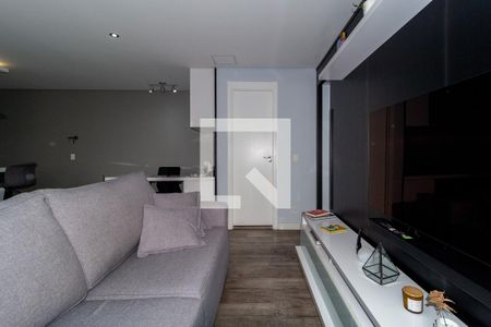 Sala de TV de apartamento à venda com 1 quarto, 55m² em Belenzinho, São Paulo