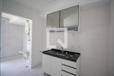 Cozinha de apartamento para alugar com 2 quartos, 42m² em Vila Guaca, São Paulo