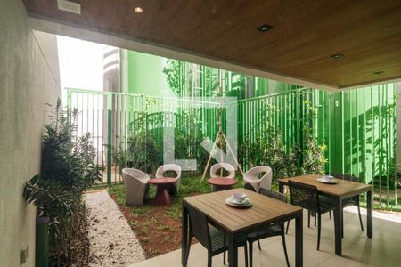 Studio para alugar com 28m², 1 quarto e sem vaga Studio para alugar com 28m², 1 quarto e sem vagaÁrea comum - Churrasqueira