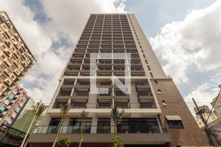 Studio para alugar com 28m², 1 quarto e sem vaga Studio para alugar com 28m², 1 quarto e sem vagaFachada