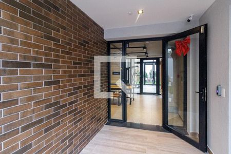 Studio para alugar com 28m², 1 quarto e sem vaga Studio para alugar com 28m², 1 quarto e sem vagaFachada