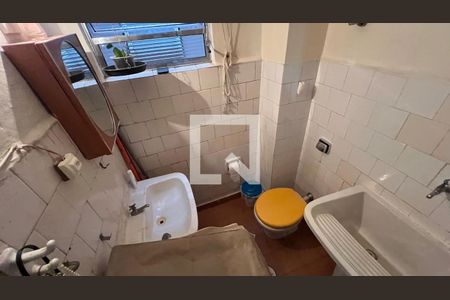 Banheiro e lavenderia de apartamento para alugar com 1 quarto, 39m² em Bela Vista, São Paulo